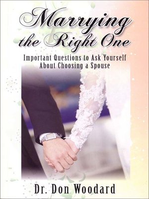 cover image of Marrying the Right One